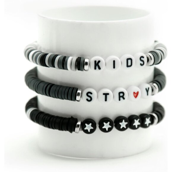 Handmade 3 Pcs Bead Friendship Bracelets - Perfect Concert Outfit Accessory - Picture 6 of 6